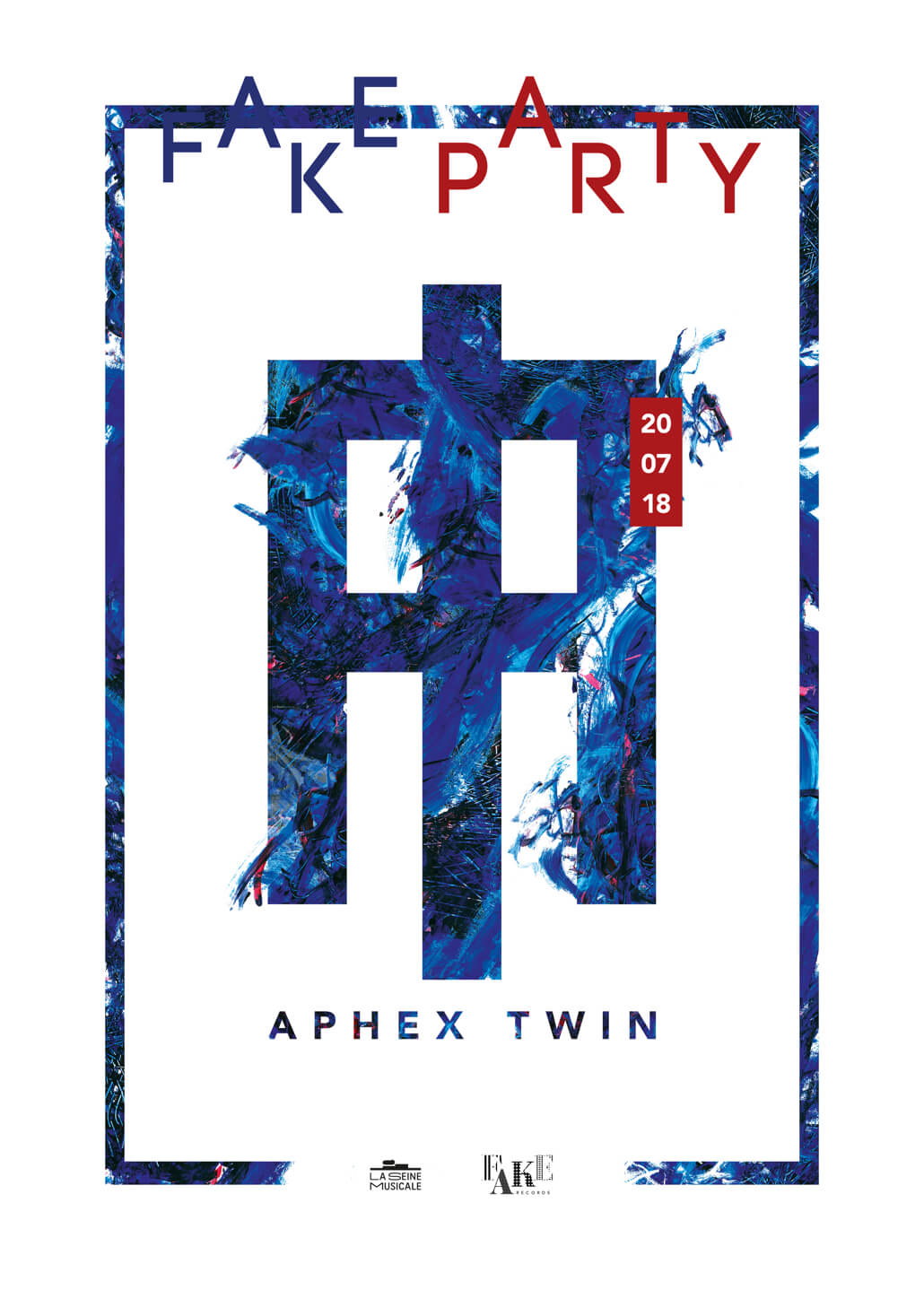 Affiche FAKE PARTY : Aphex Twin