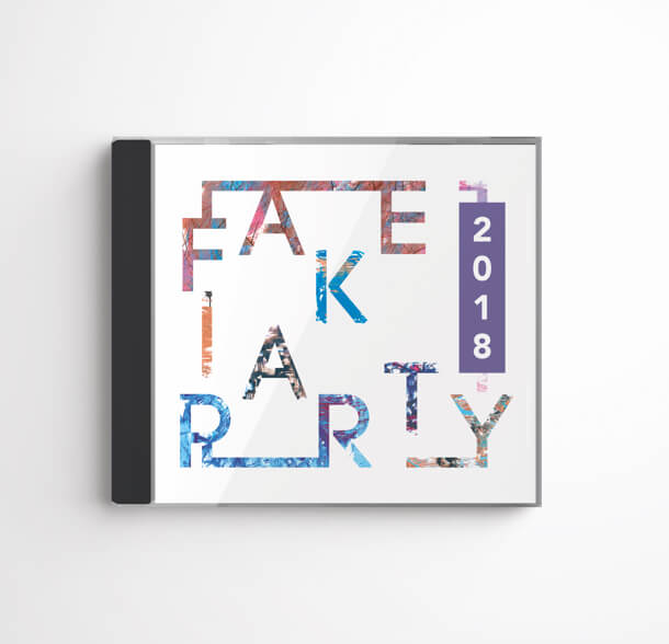 Pochette du CD Compilation Fake Party 2018 - Recto