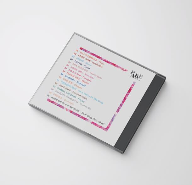 Pochette du CD Compilation Fake Party 2018 - Verso