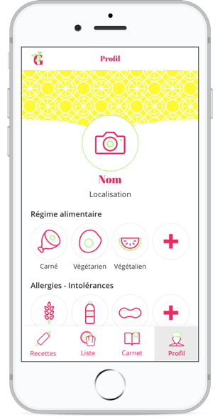 Création du profil - Première partie