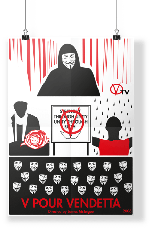 Planche de BD avec les extraits illustrés de façon vectorielle